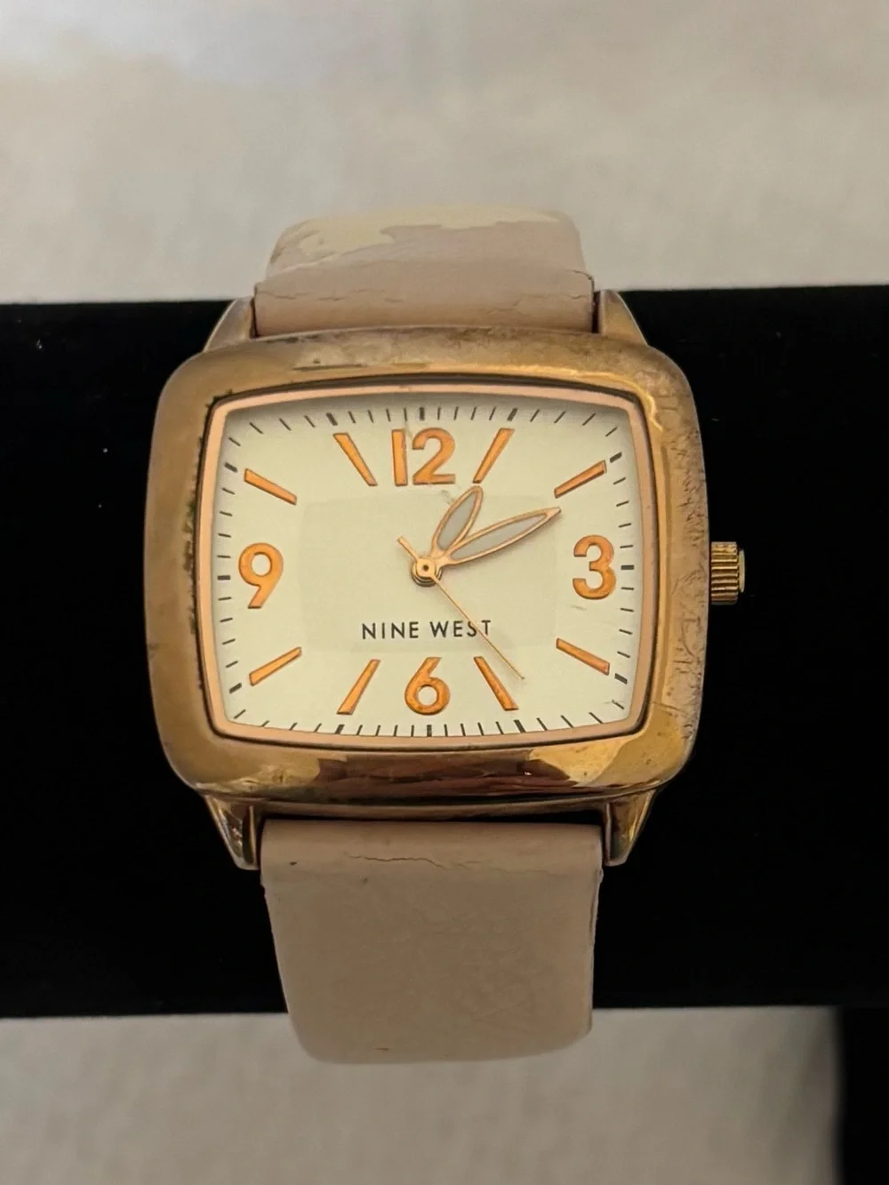 Nine West Gold-Tone Large Face Watch